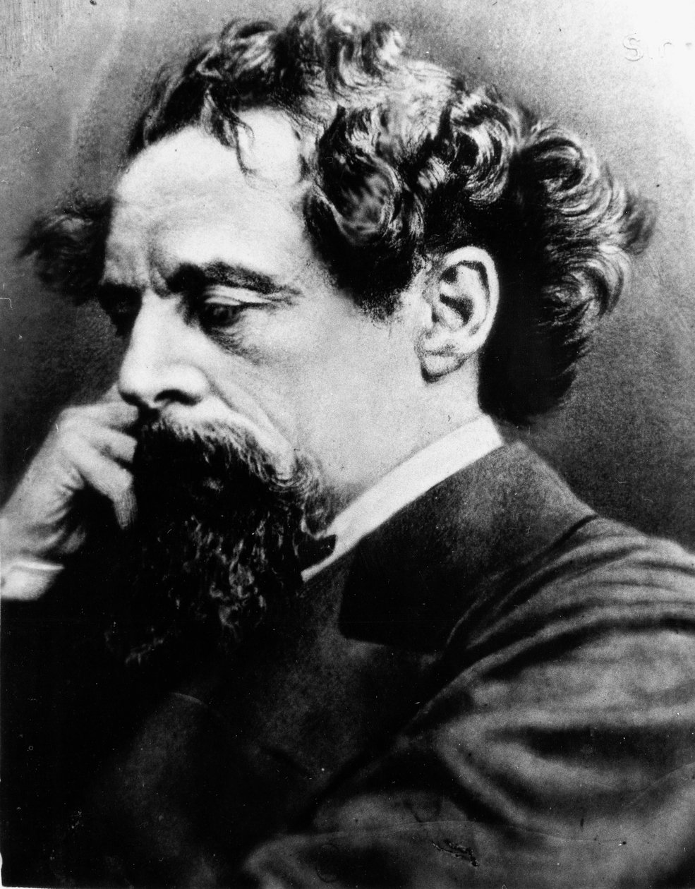 Charles Dickens (s/h foto) af English Photographer