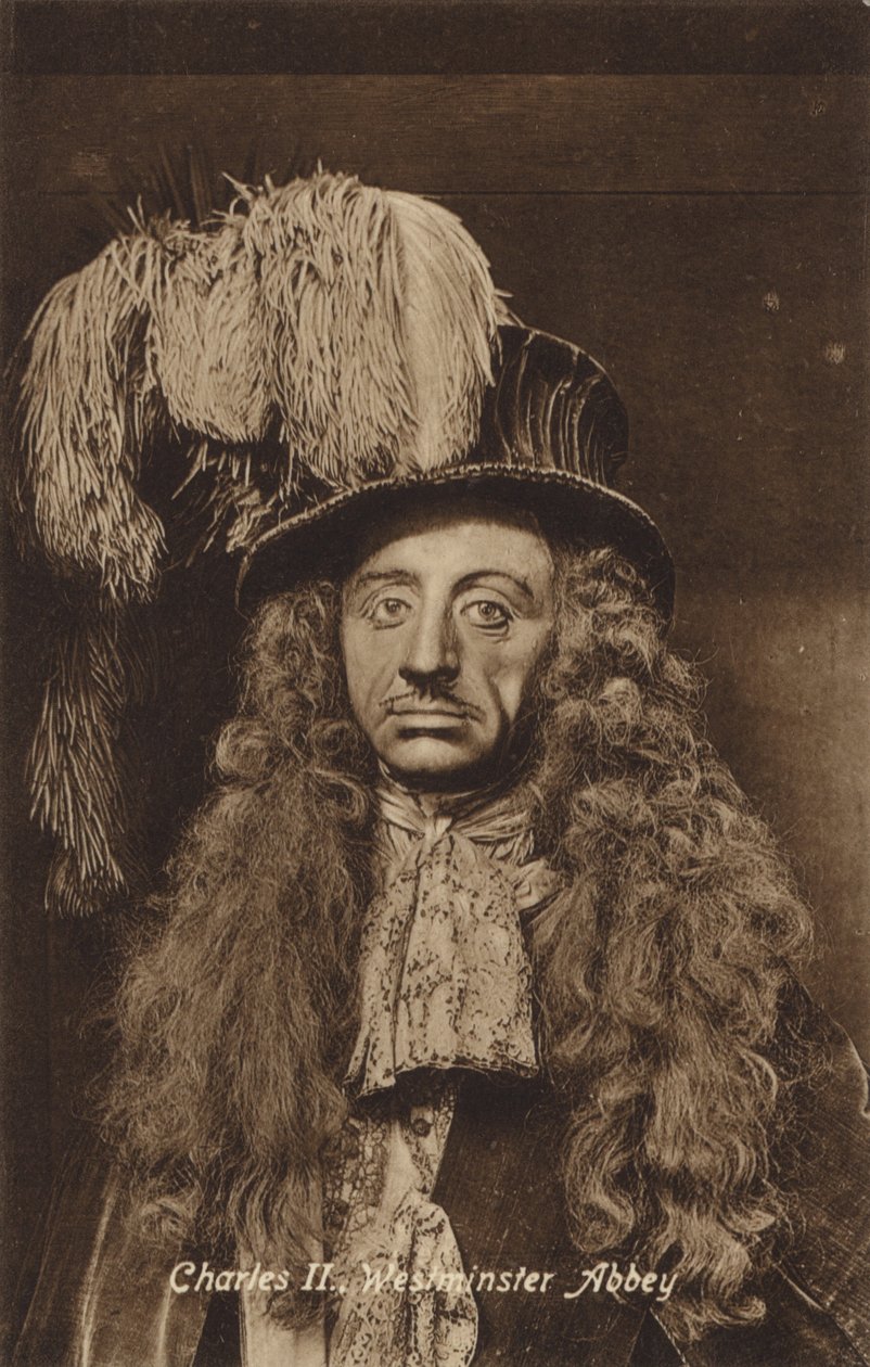 Charles II, Westminster Abbey, London (s/h-foto) af English Photographer