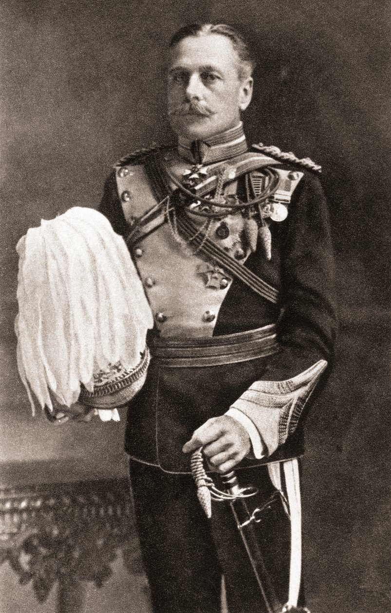 Feltmarskal Douglas Haig, 1. jarl Haig, fra The Illustrated War News, 1915 af English Photographer