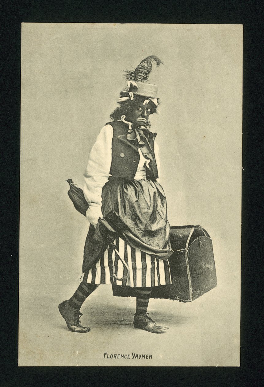 Florence Yaymen, engelsk music hall-komiker og danser (s/h-foto) af English Photographer