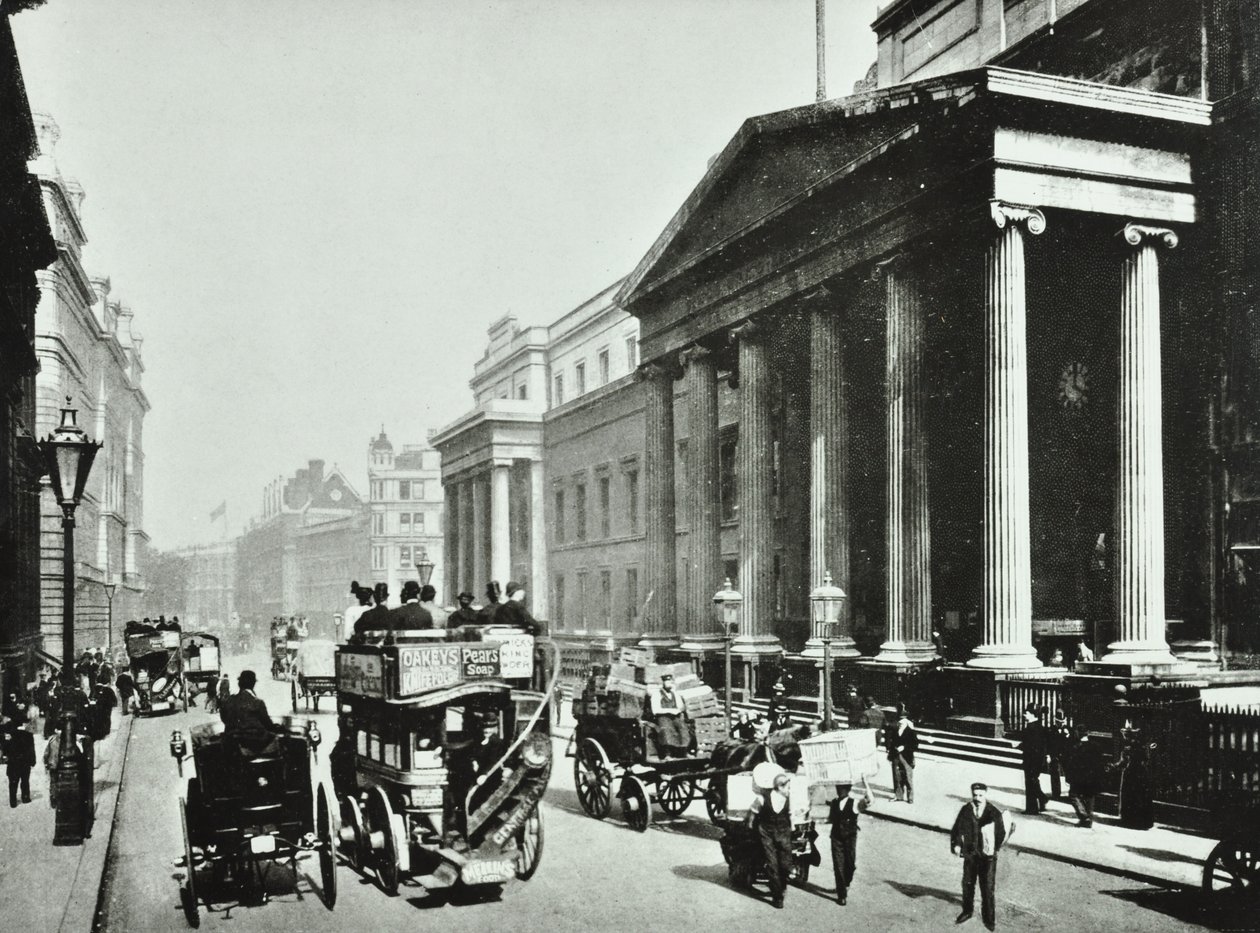 General Post Office, Saint Martins-le-Grand, City of London, 1890 af English Photographer