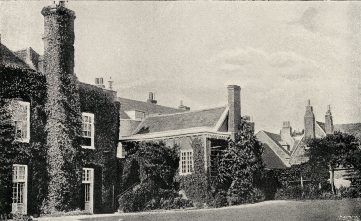Henry James (1843-1916) hus ved Rye af English Photographer
