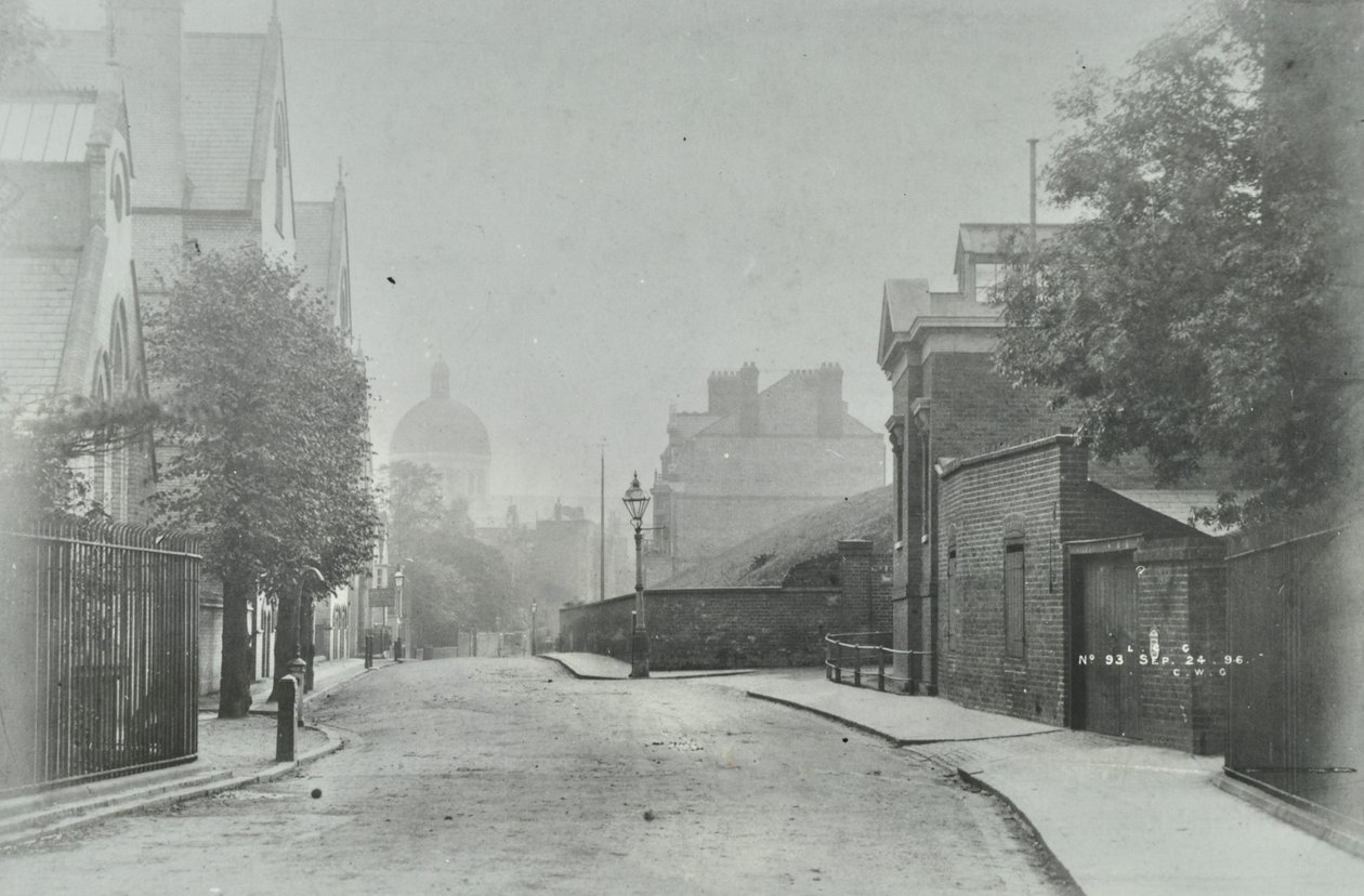Highgate Archway: vestlig tilgang, 1896 af English Photographer