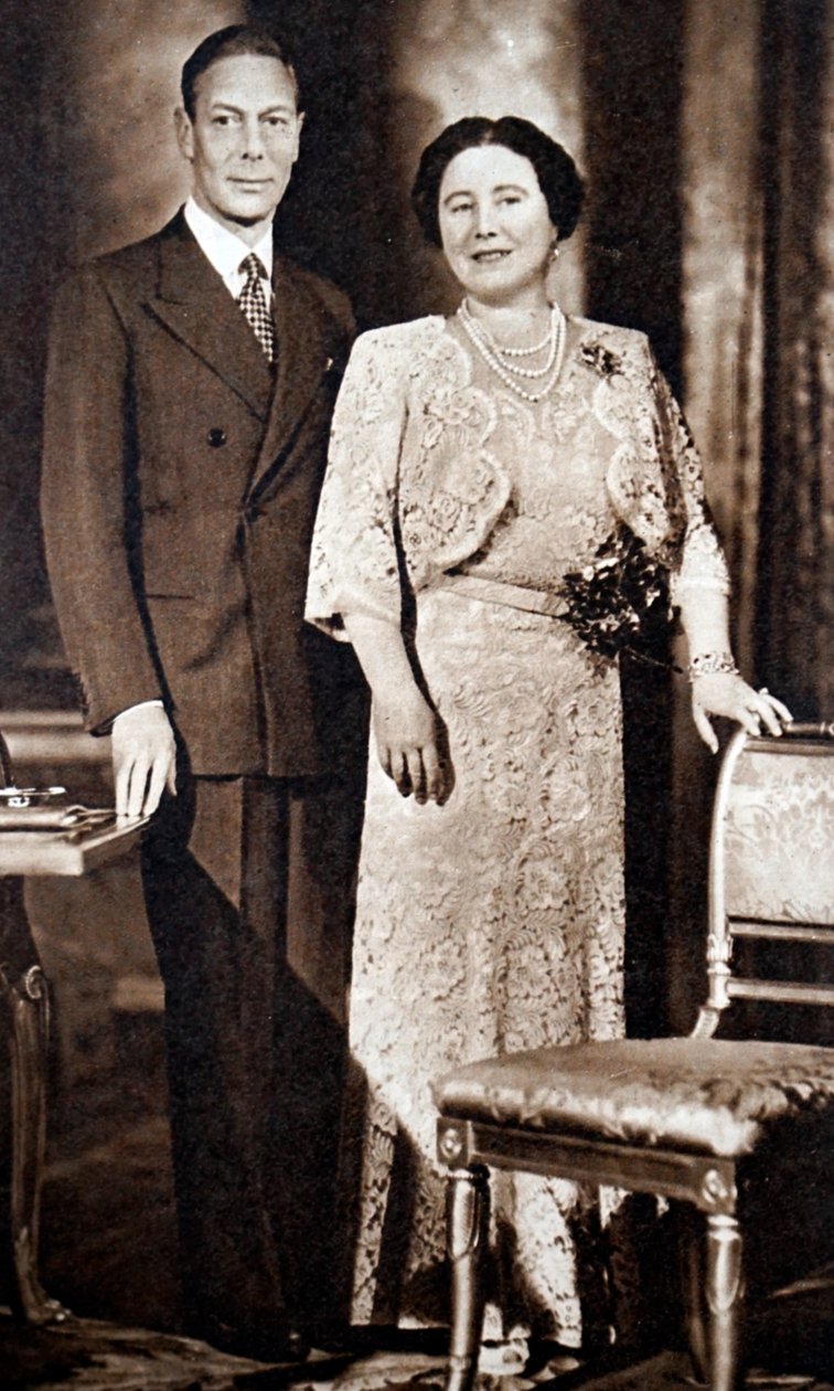 Kong George VI og Elizabeth, Dronningemoderen af English Photographer