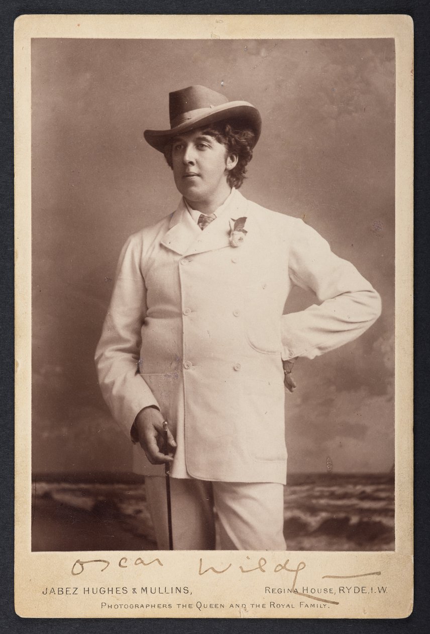 MS 81783 A, Oscar Wilde, ca. 1893 (s/h-foto) af English Photographer