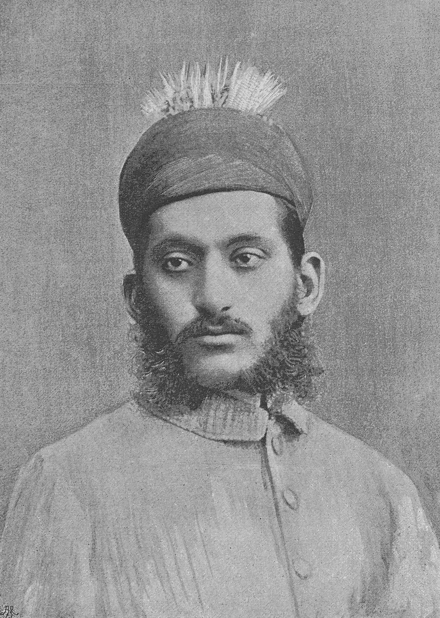 Mahbub Ali Khan, 6. Nizam fra Hyderabad af English Photographer