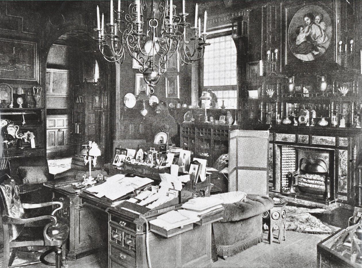 Marlborough House, Pall Mall, Westminster LB: Prince of Wales Study, 1895 af English Photographer