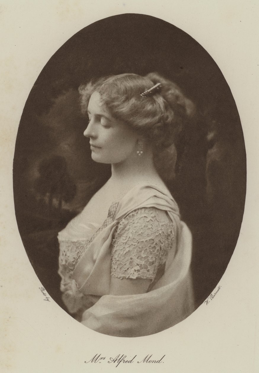 Fru Alfred Mond (s/h-foto) af English Photographer