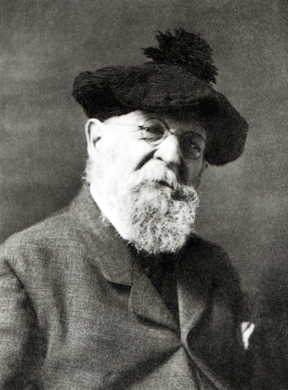 Portræt af Joseph Wolf (bw foto) af English Photographer