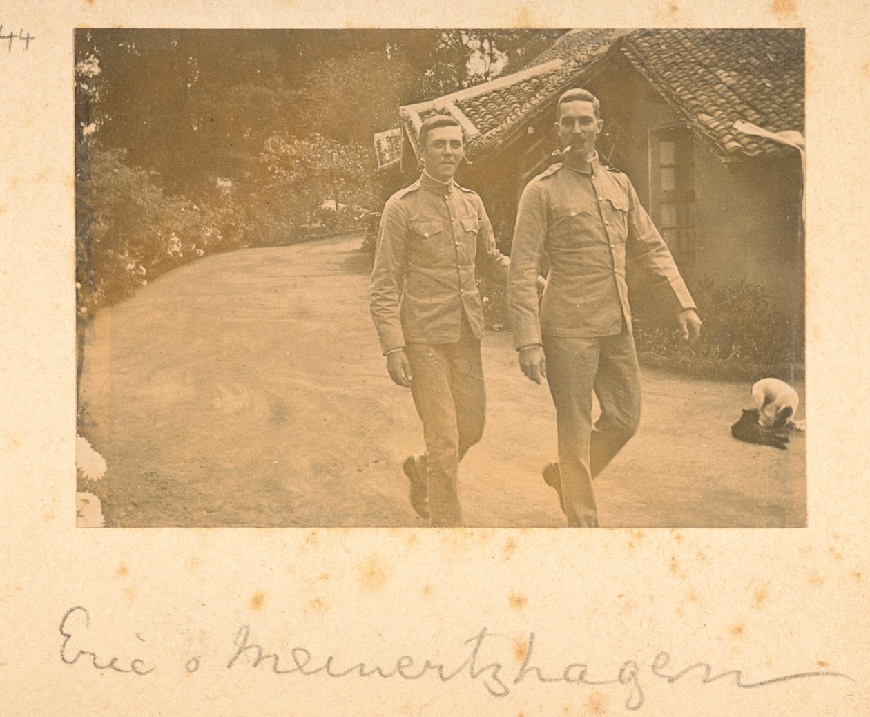 Portræt af Richard Meinertzhagen af Bailey, på indiske fotografier af F.M. Bailey 1900-03 (sepia foto) af English Photographer