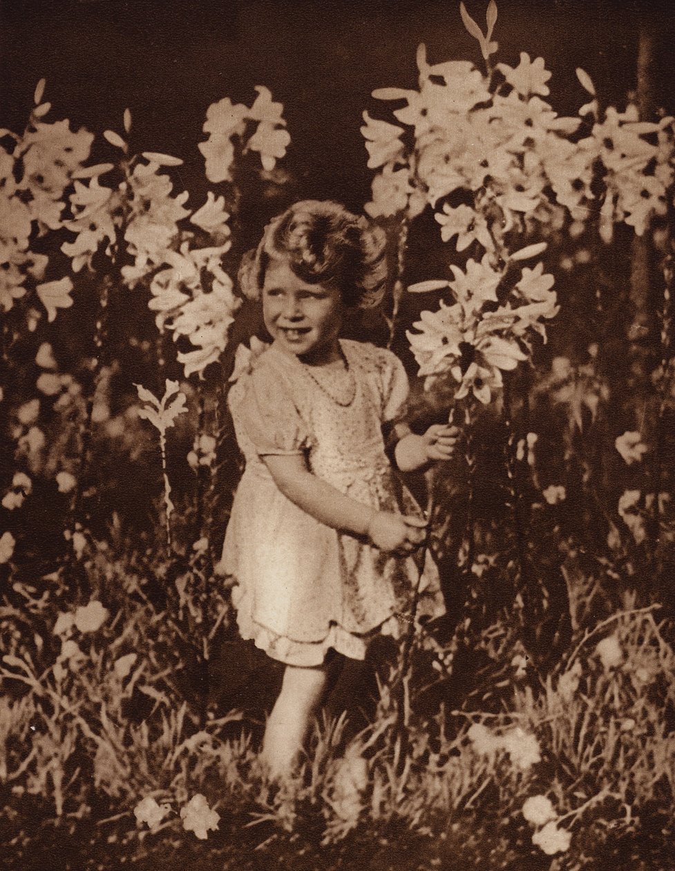 Prinsesse Elizabeth i haven af English Photographer