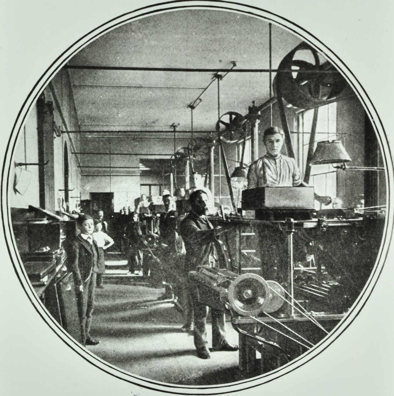 Udskrivningsafdeling, Bank of England, Threadneedle Street, City of London, 1890 af English Photographer
