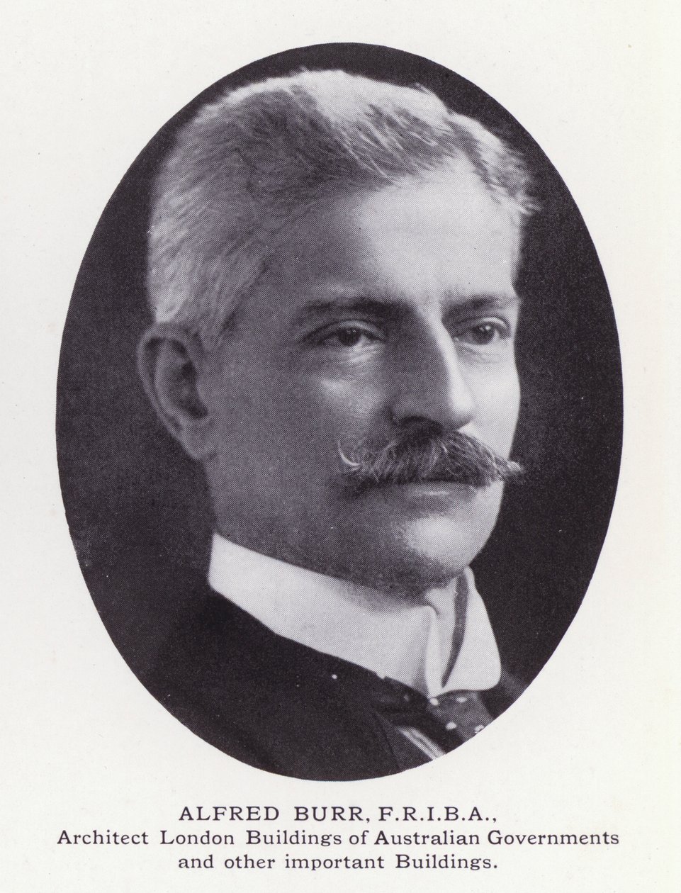 Prominent Men of London: Alfred Burr (s/h foto) af English Photographer