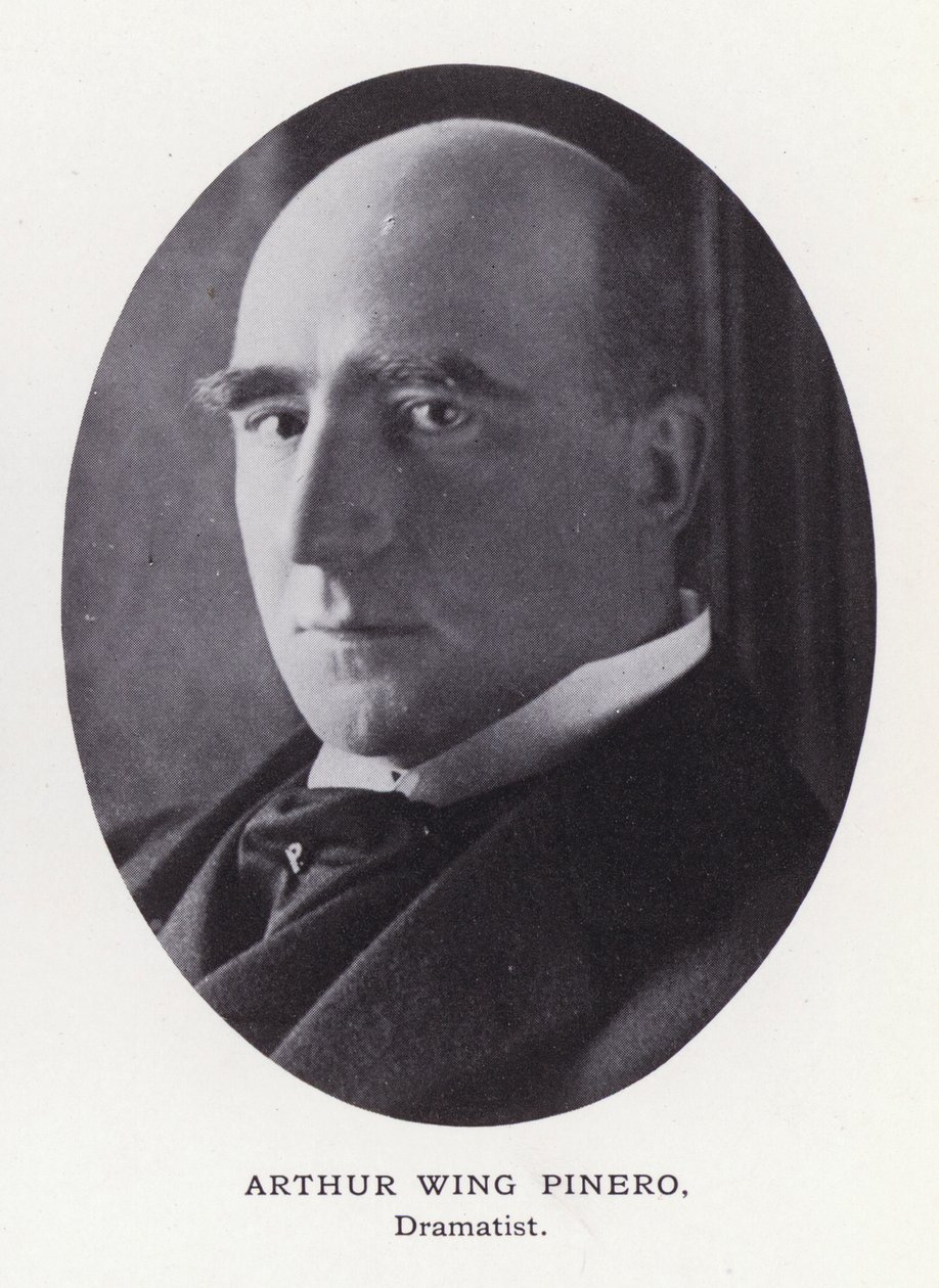 Prominent Men of London: Arthur Wing Pinero (s/h foto) af English Photographer
