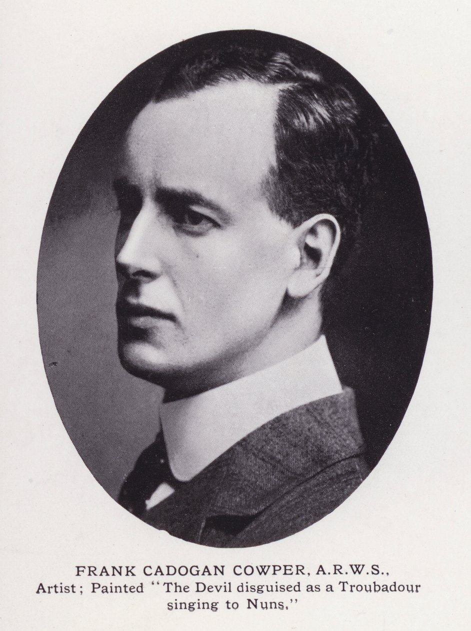 Fremtrædende mænd fra London: Frank Cadogan Cowper (s/h-billede) af English Photographer