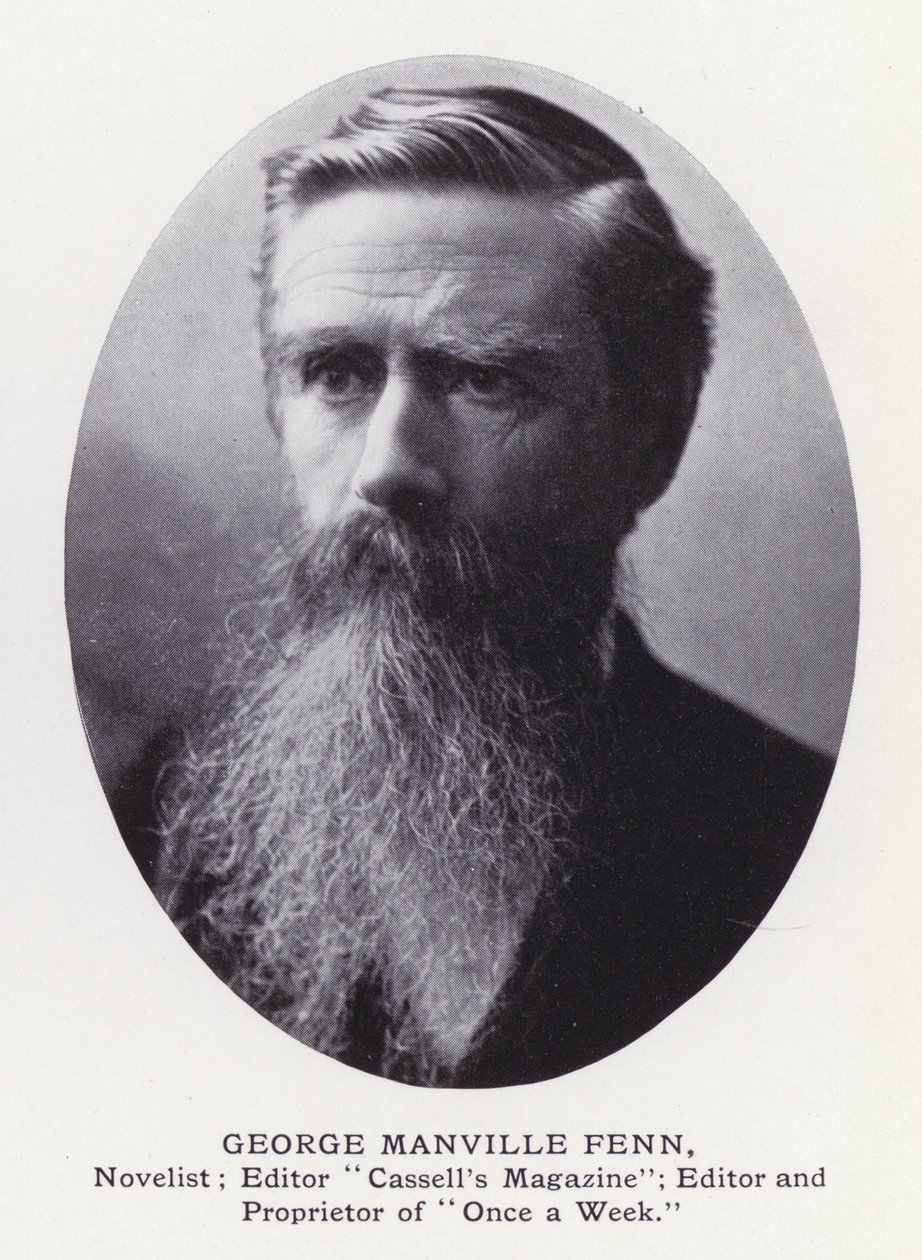 Fremtrædende mænd fra London: George Manville Fenn (s/h-billede) af English Photographer