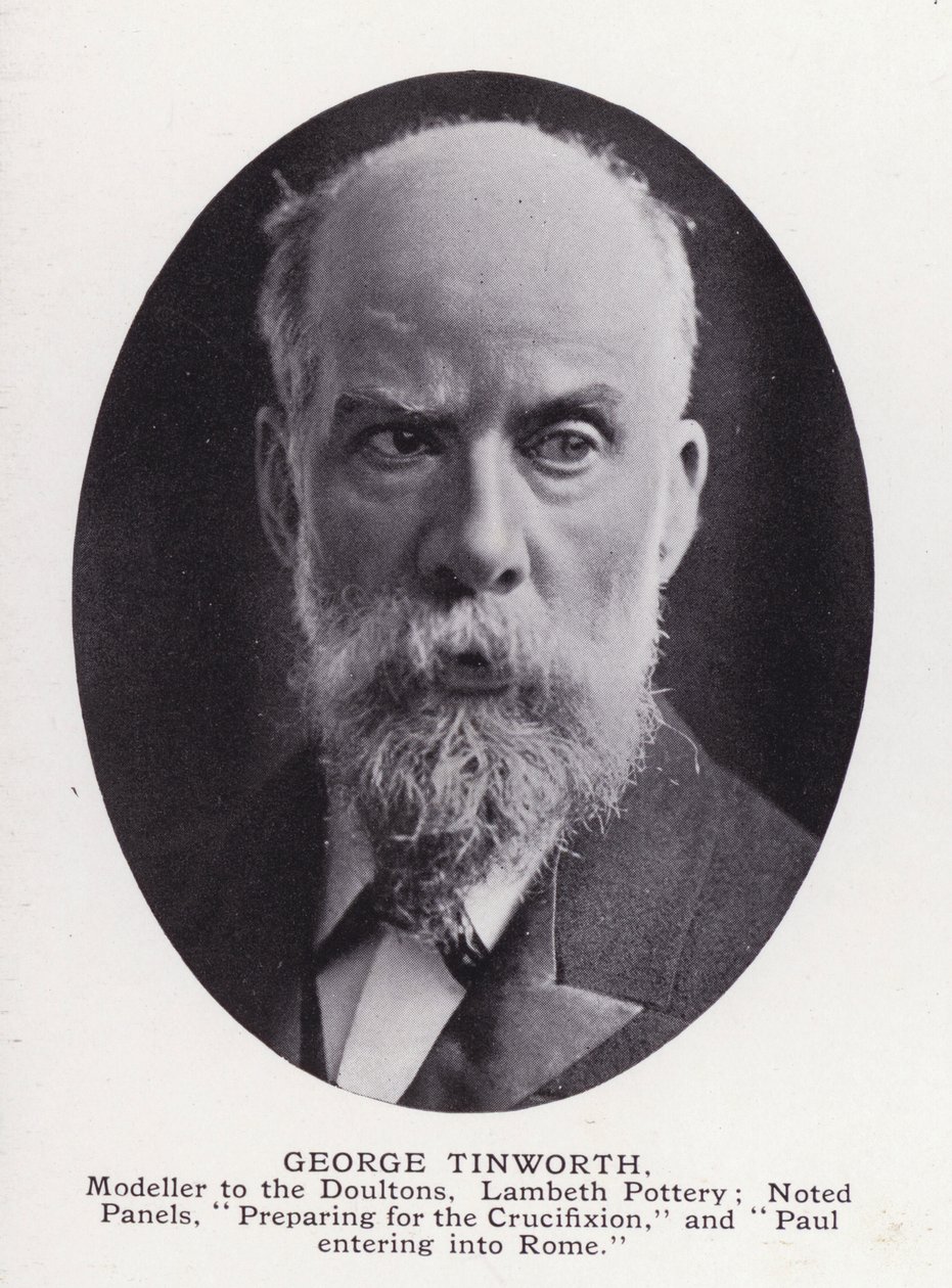 Fremtrædende mænd fra London: George Tinworth (s/h-billede) af English Photographer