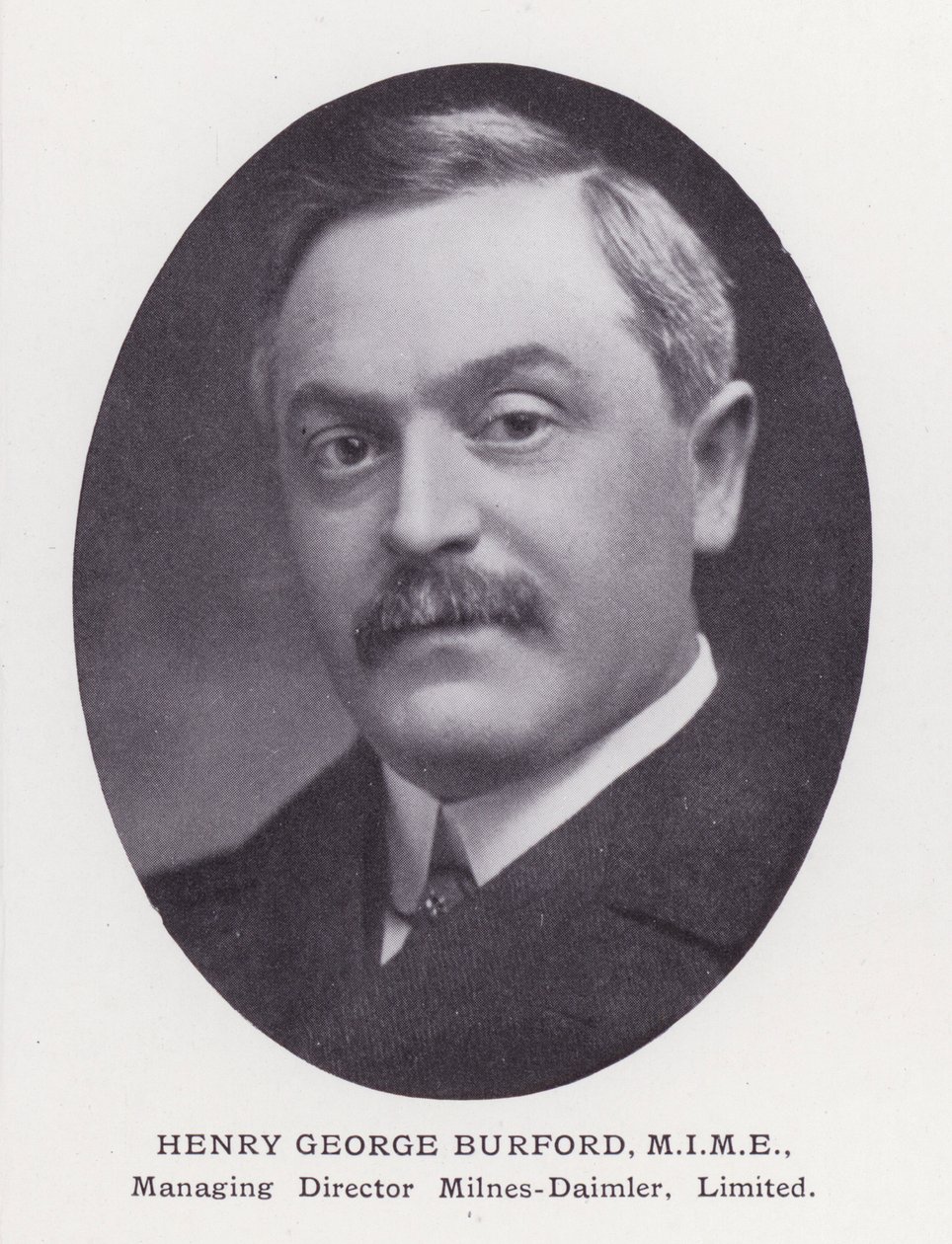 Fremtrædende mænd fra London: Henry George Burford (s/h foto) af English Photographer
