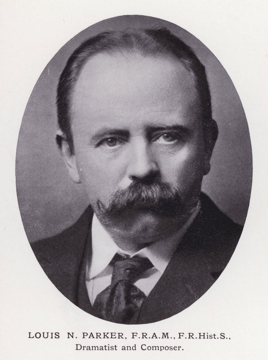 Prominent Men of London: Louis N Parker (s/h foto) af English Photographer