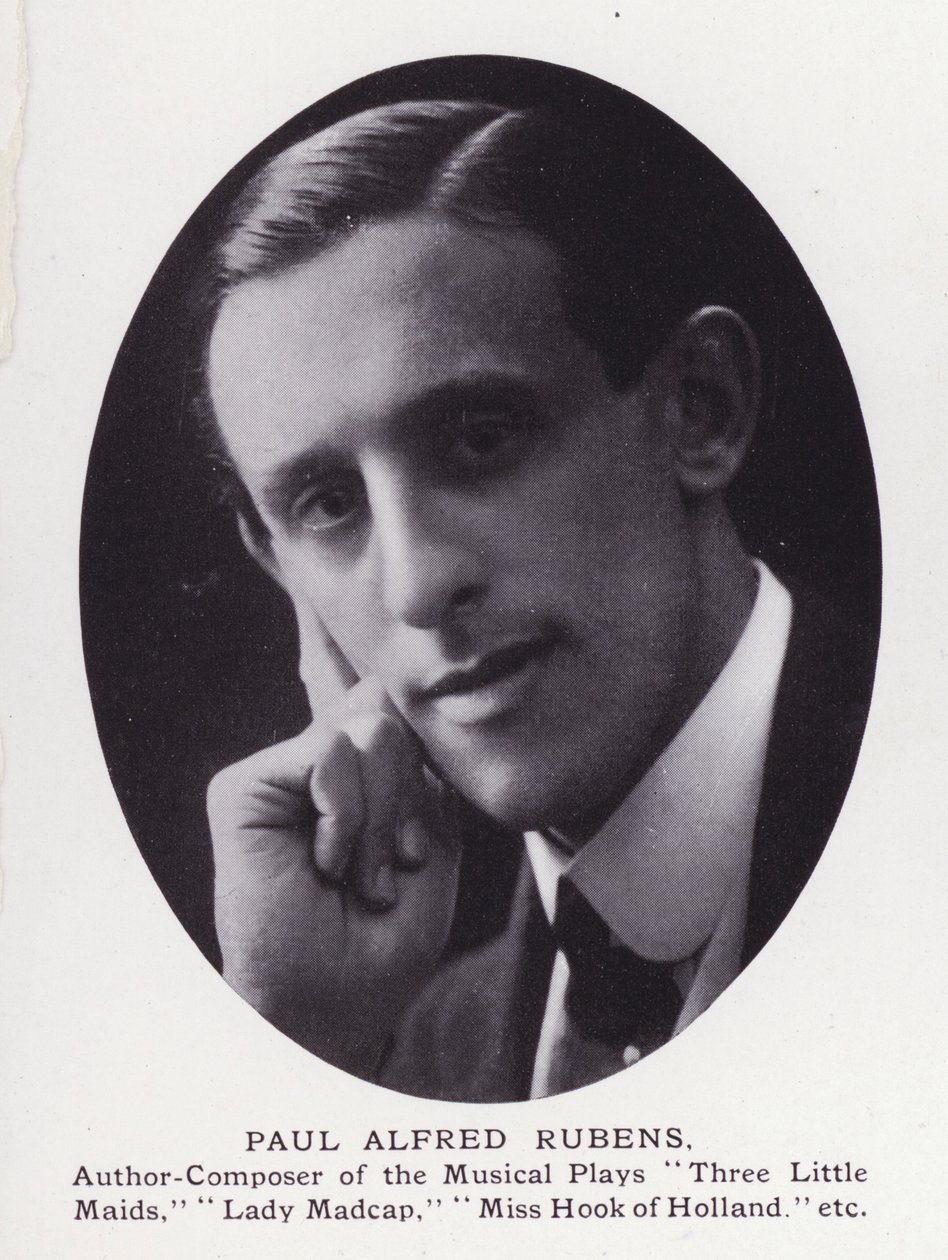 Fremtrædende mænd fra London: Paul Alfred Rubens (s/h foto) af English Photographer
