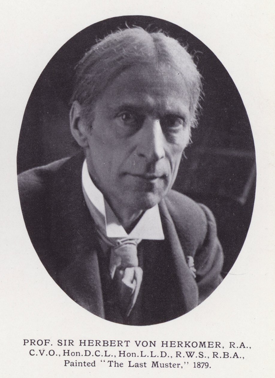 Fremtrædende mænd i London: Prof Sir Herbert Von Herkomer (s/h-foto) af English Photographer