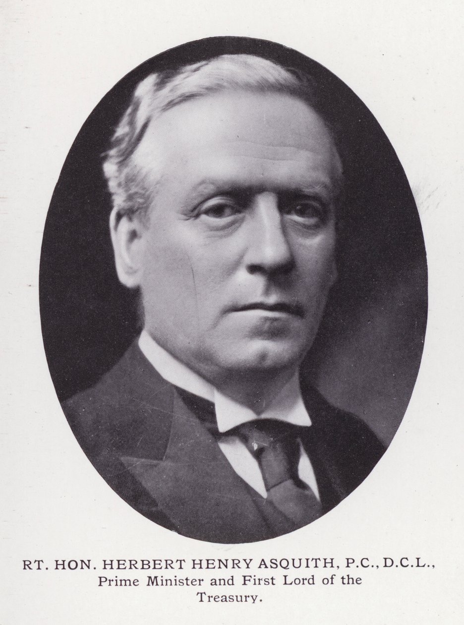 Fremtrædende mænd fra London: Rt Hon Herbert Henry Asquith (s/h foto) af English Photographer