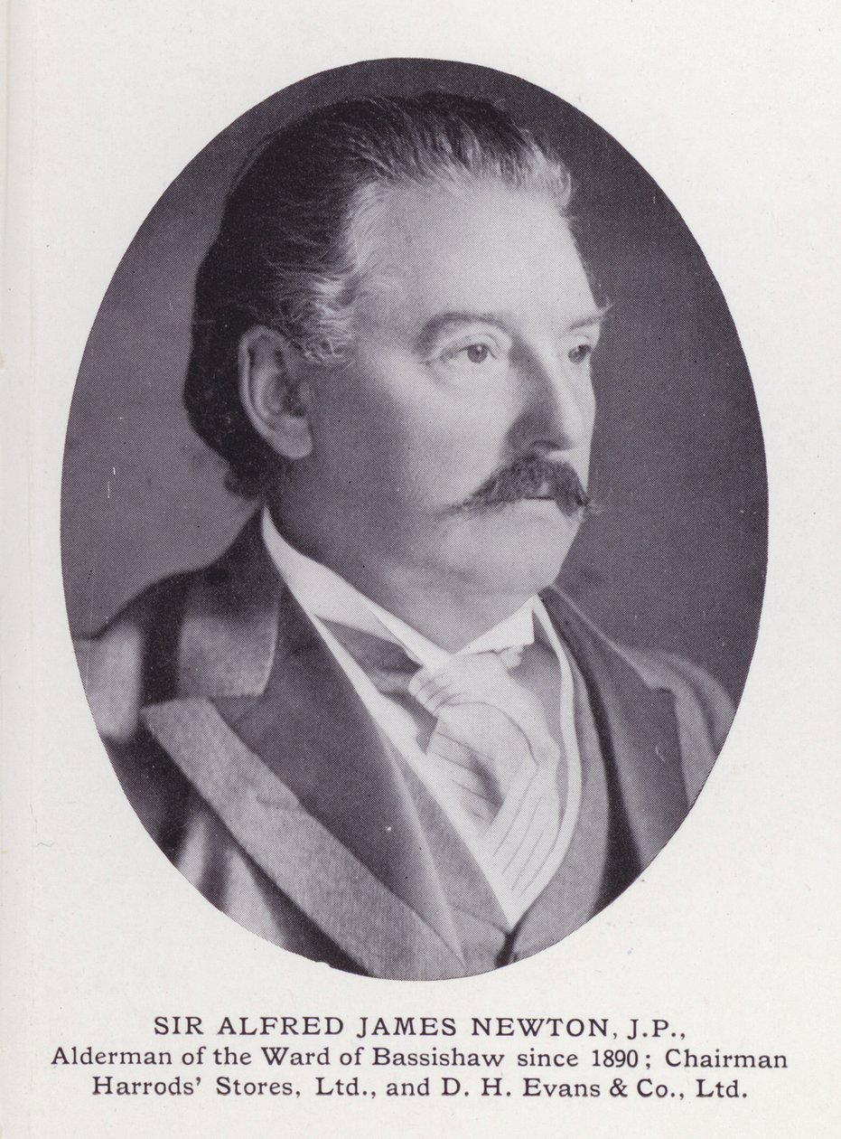 Fremtrædende mænd fra London: Sir Alfred James Newton (s/h foto) af English Photographer