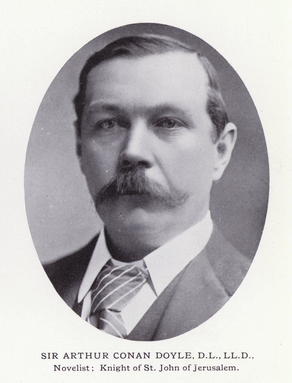 Fremtrædende mænd fra London: Sir Arthur Conan Doyle (s/h-billede) af English Photographer
