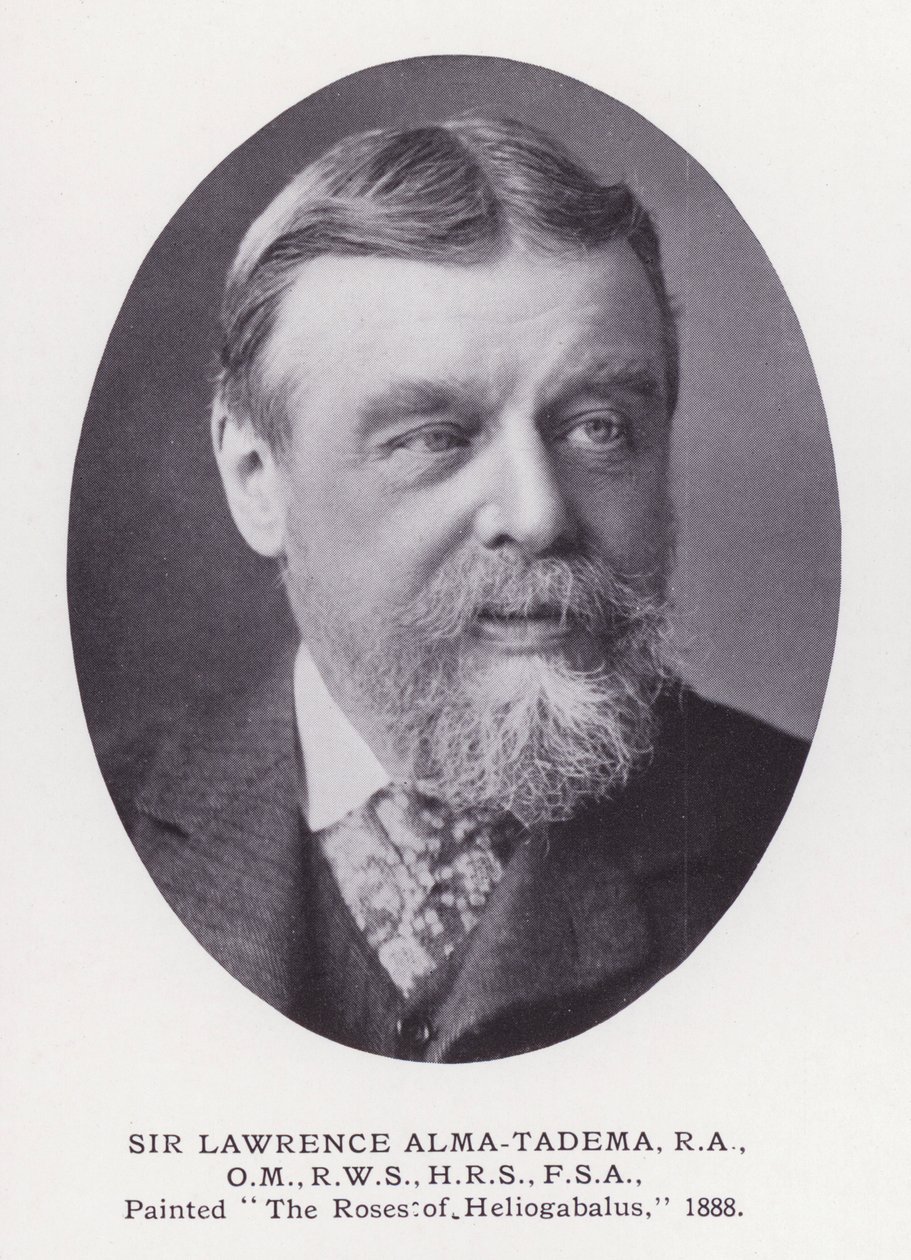 Fremtrædende mænd fra London: Sir Lawrence Alma-Tadema (s/h foto) af English Photographer