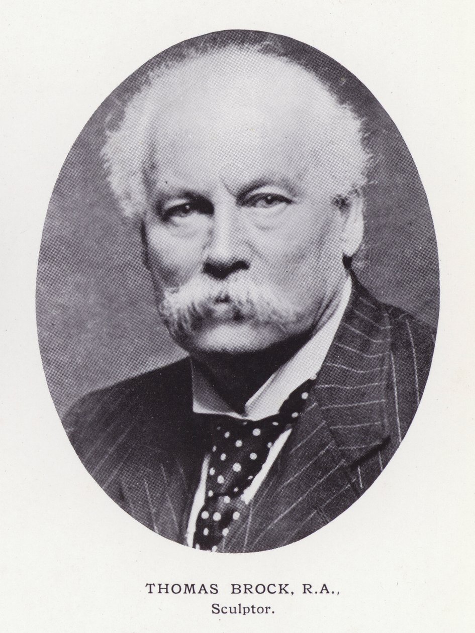Prominent Men of London: Thomas Brock (s/h-billede) af English Photographer