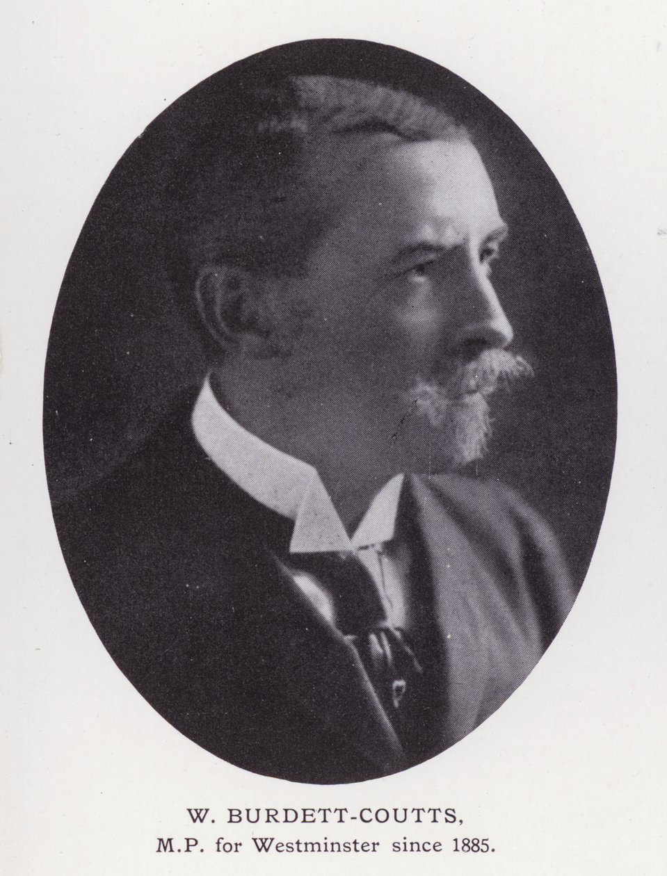 Prominent Men of London: W Burdett-Coutts (s/h foto) af English Photographer
