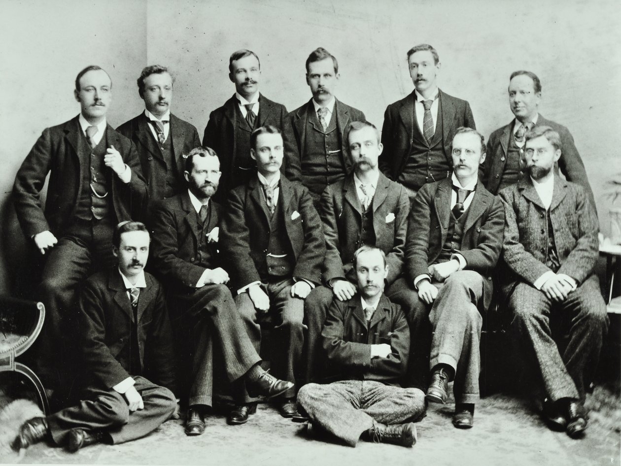 Rosendale Road School: gruppe af lærere, 1897 af English Photographer
