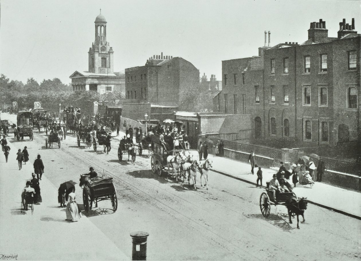 Saint Marks, Clapham Road: ved Kennington Road, 1894 af English Photographer