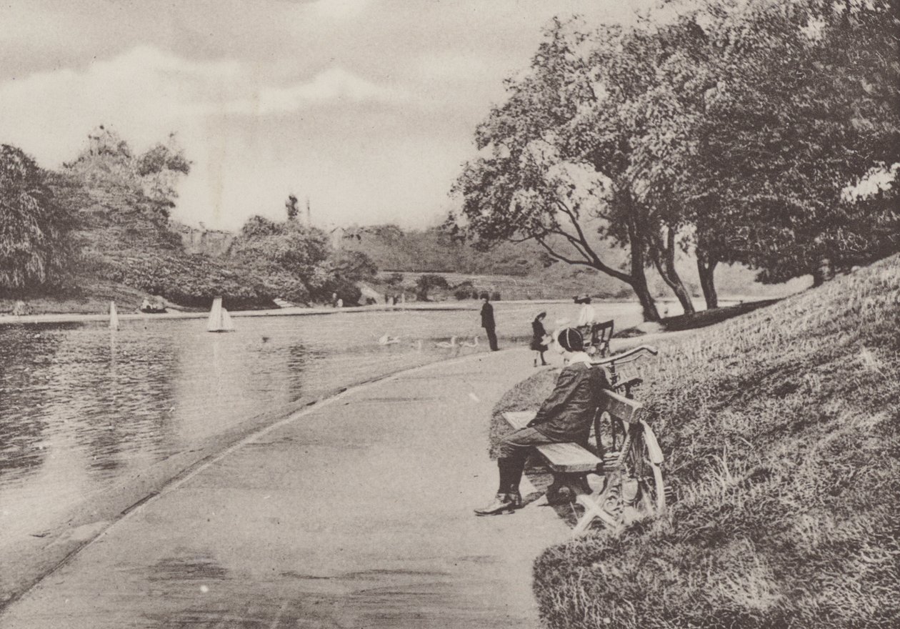 Sefton Park, Liverpool (s/h-billede) af English Photographer