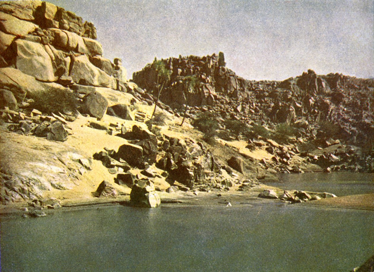 Sehel, på vejen til Nubia, Egypten. af English Photographer