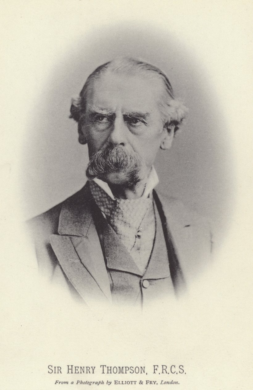 Sir Henry Thompson, FRCS (s/h-foto) af English Photographer