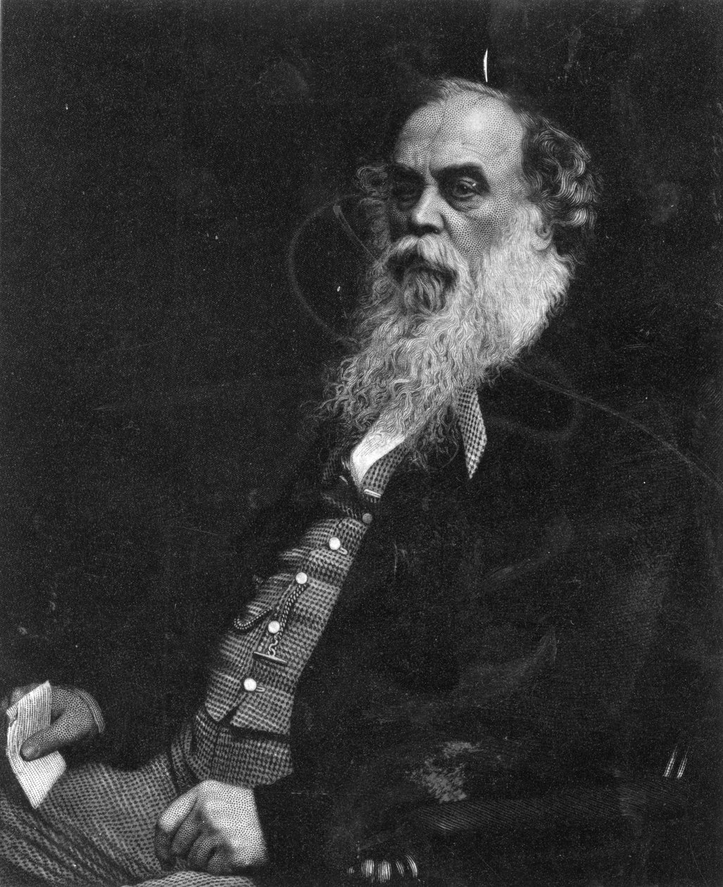Sir Titus Salt, graveret af William Holl af English Photographer