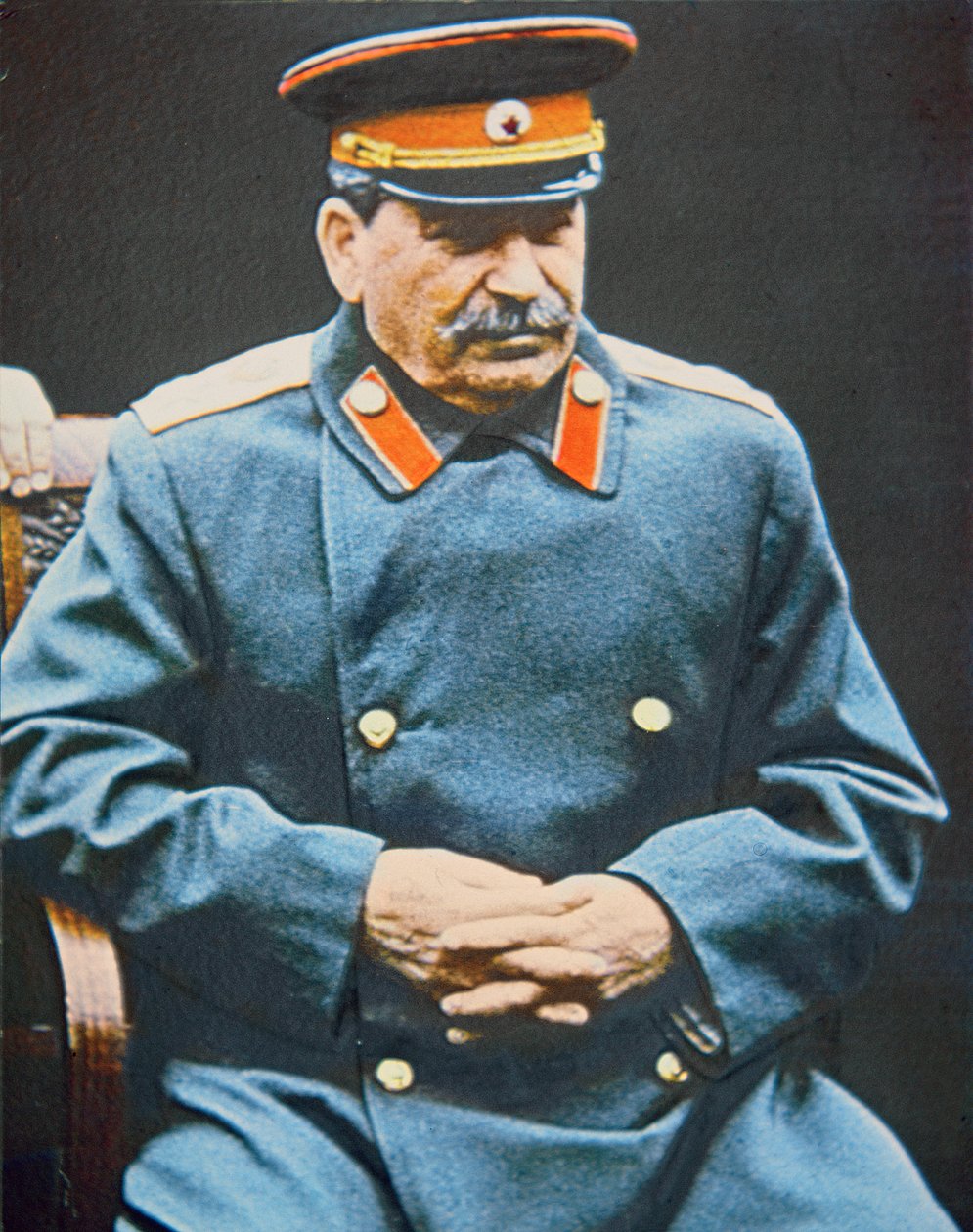 Stalin ved Jalta-konferencen, februar 1945 (foto) af English Photographer