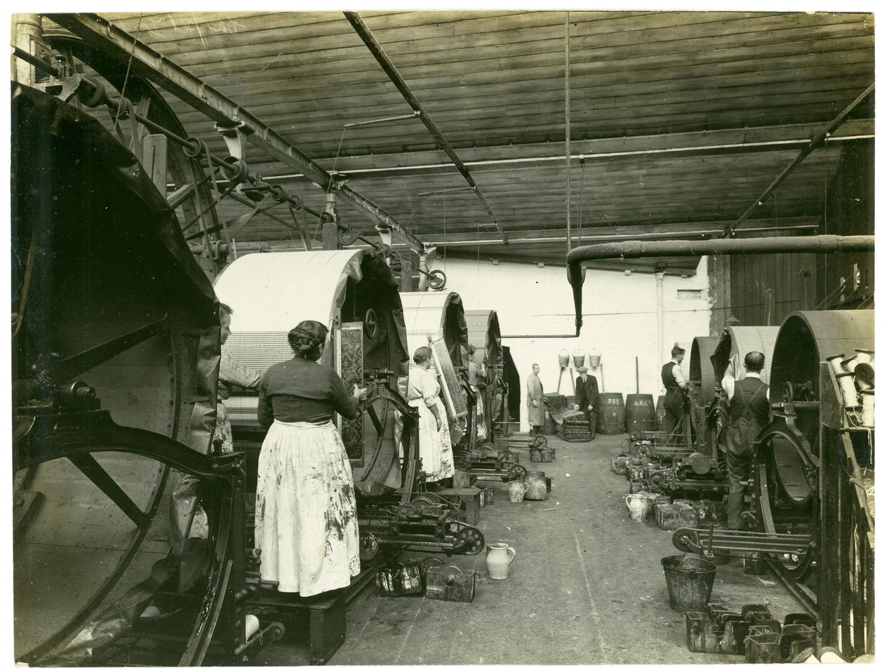 Gobelintryk, Hughes fabrik nr. 2, 1923 af English Photographer