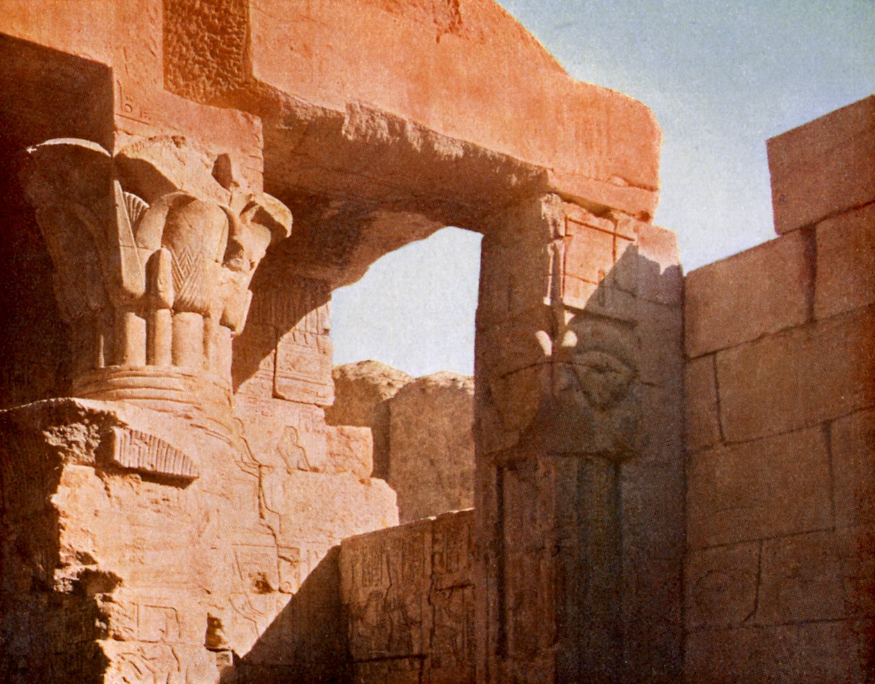 Tempel i El Medina, Egypten. af English Photographer