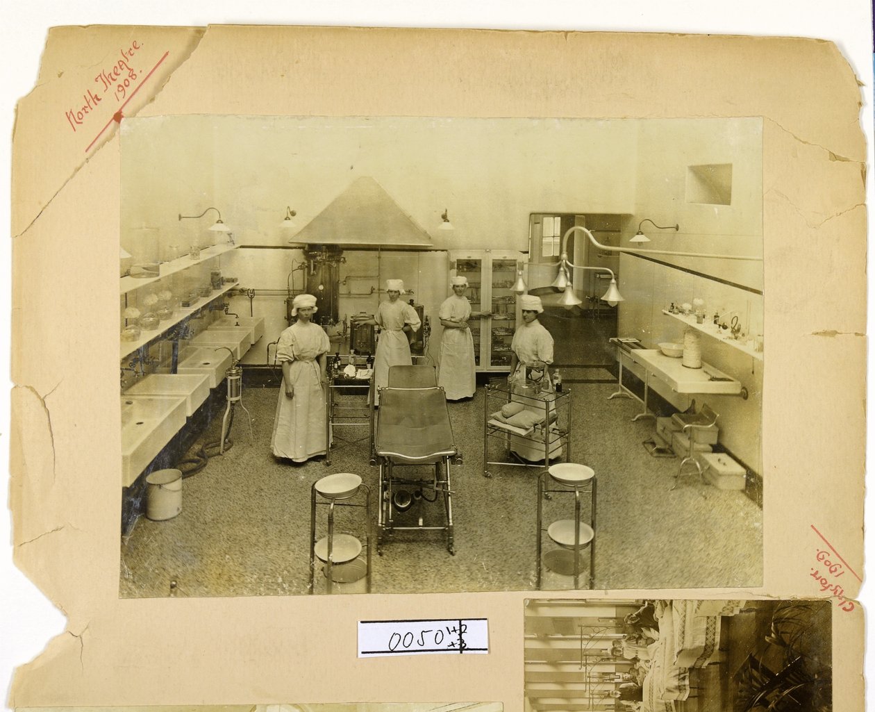 The North Theatre, St. Thomas Hospital, 1908 (sepia foto) af English Photographer