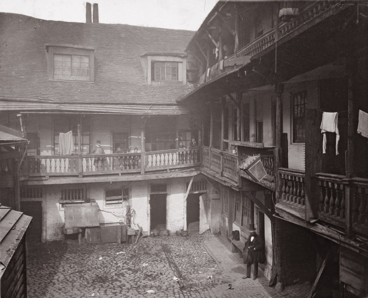 The Oxford Arms in Warwick Lane, 1875, fra Historic London Buildings af Alfred und John Bool (f.1850-1900) og Henry Dixon (1820-92) af English Photographer