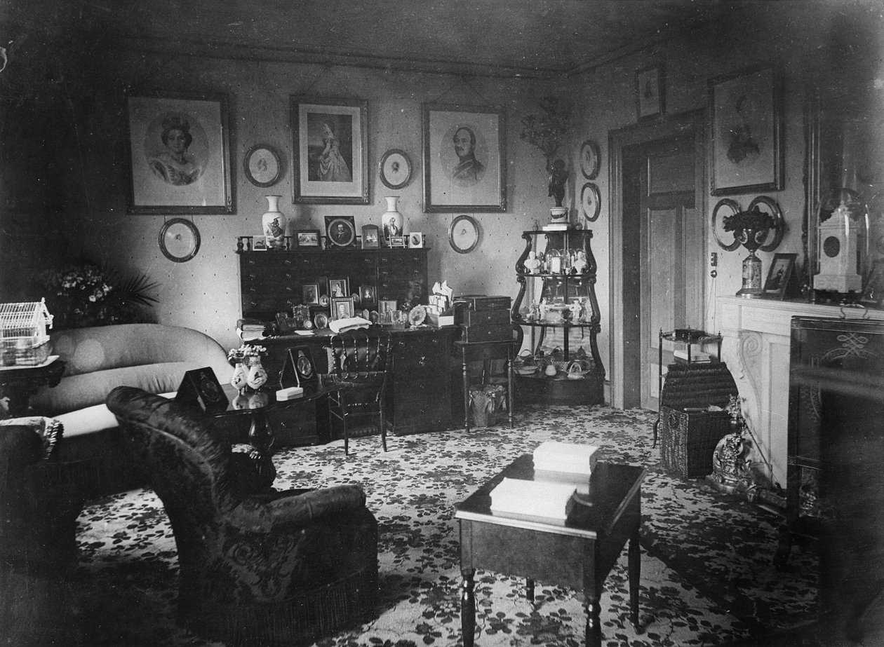 The Queens Sitting Room, Villa Hohenlohe, Baden-Baden, slutningen af 1860