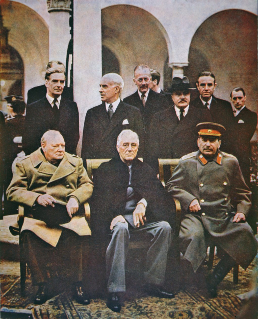 Jalta-konferencen, februar 1945 (foto) af English Photographer