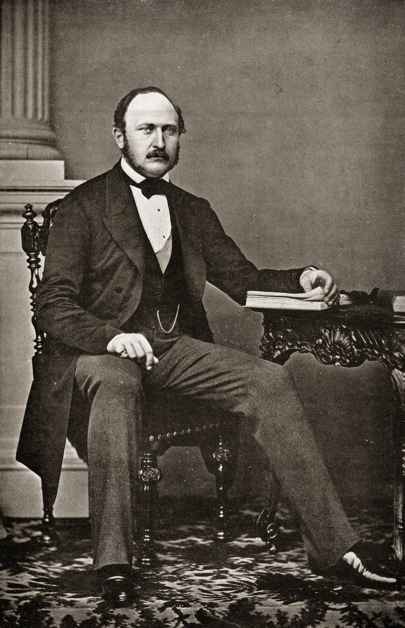 Det sidste portræt af HKH Prins Albert (1819-65) af English Photographer