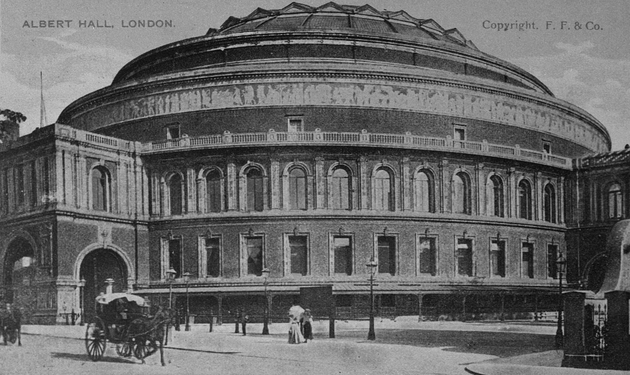 Udsigt over Albert Hall, ca. 1900 af English Photographer
