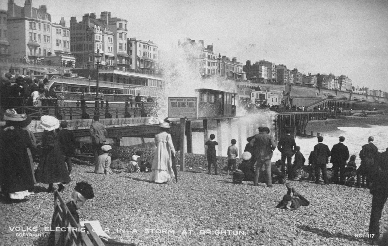 Volks Electric Railway, Brighton af English Photographer