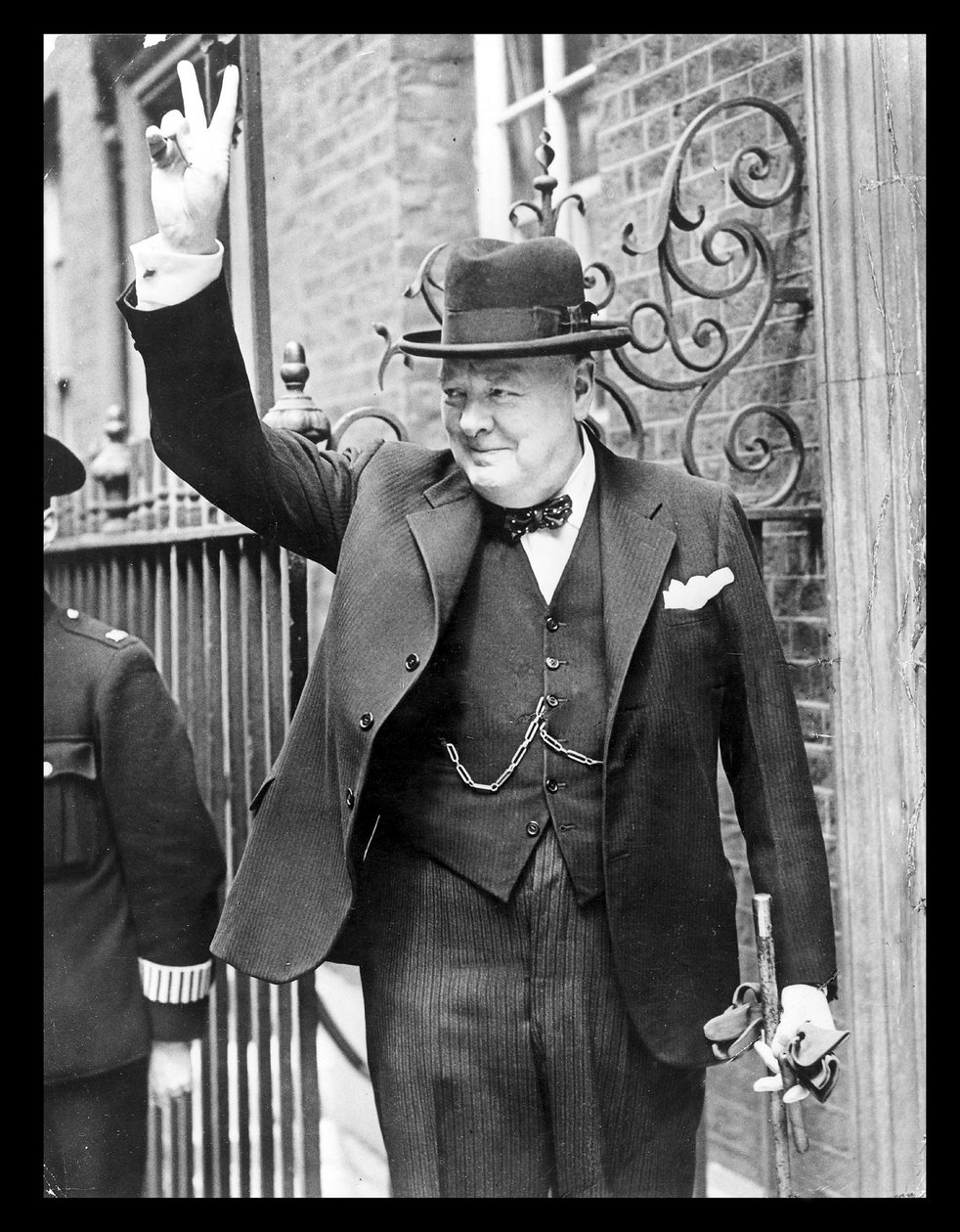 Winston Churchill viser 