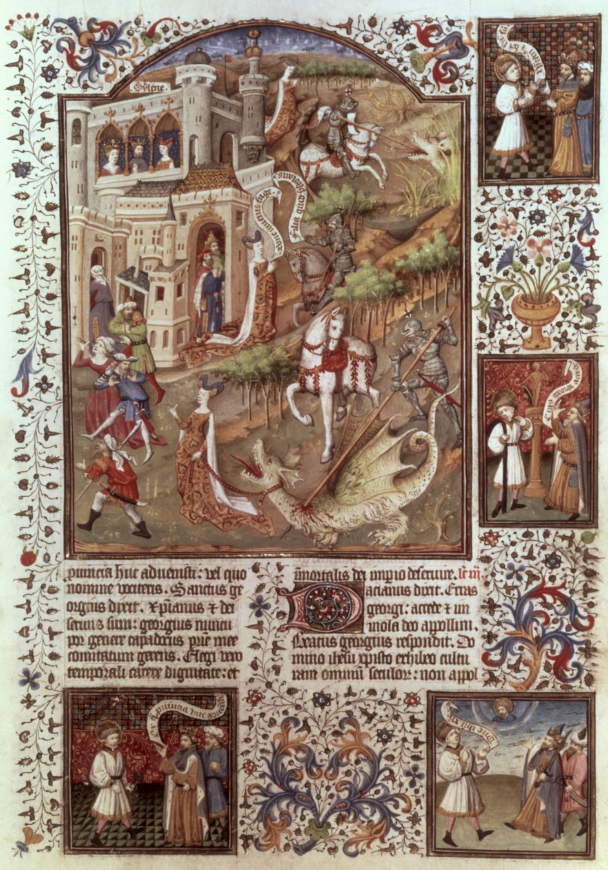 17294, fol 448 St. George dræber Drager af English School