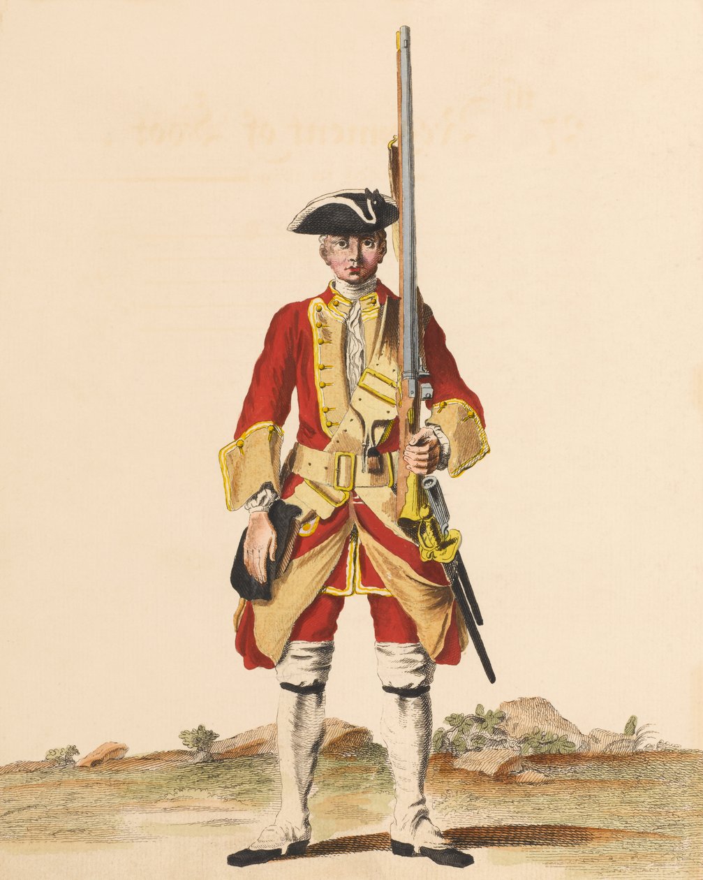 ?27. Fodregiment?, 1742 ca af English School